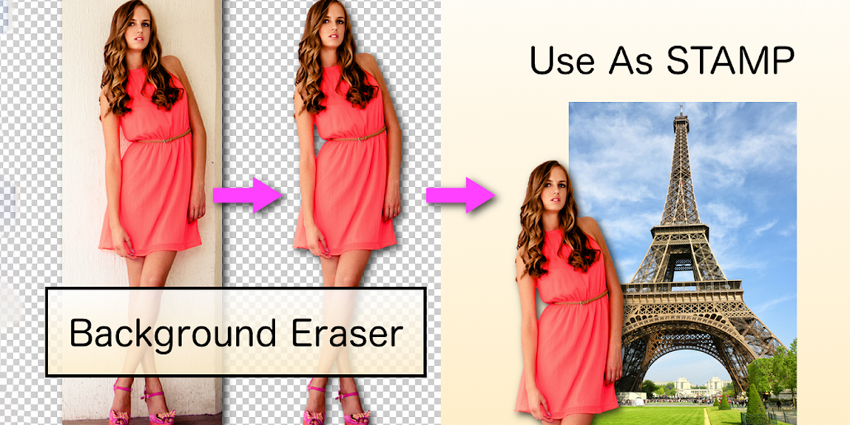 Ứng dụng Background Eraser bạn nên để kích thước của ảnh không quá lớn hoặc quá nhỏ